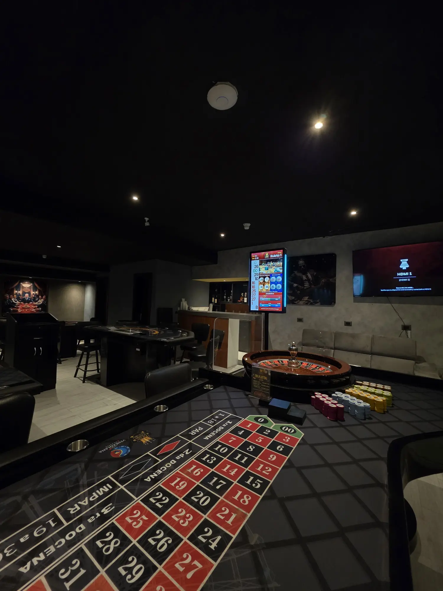 Mesa de ruleta del Gran Casino La Guaira